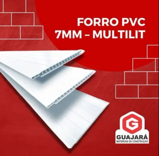 FORRO PVC BRANCO 7MMX200 R$ 24,90