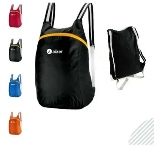 Mochila portátil dobrável resistente a água