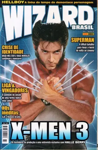 Wizard Brasil Nº 32 - Reportagens E Quadrinhos - 84 Pgs.