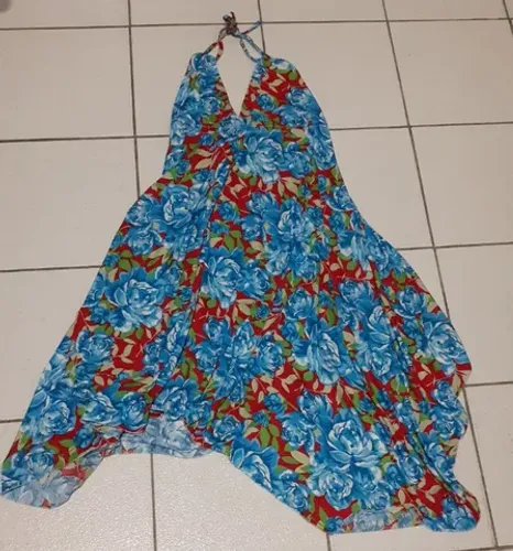 Vestido estampado viscolycra.
