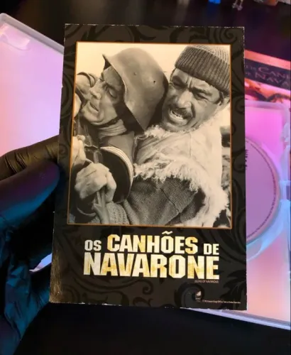 os canhões de navarone - dvd original / item de colecionador / áudio em quatro idiomas