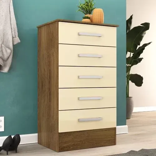 Cômoda 05 Gavetas Nature - Grande Oferta