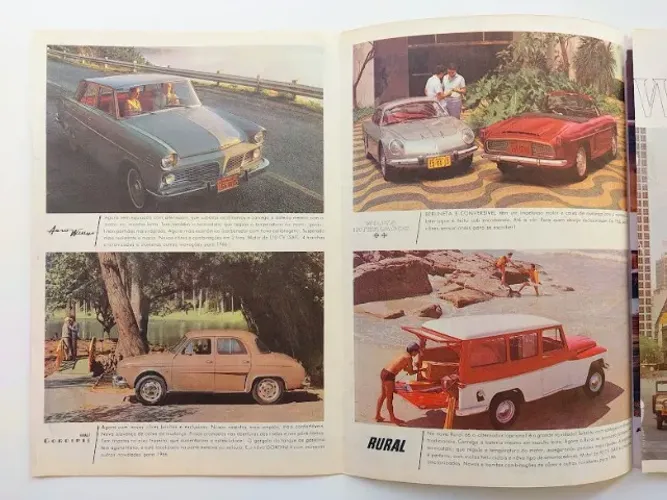 Willys 1966 - Jeep, Rural, Interlagos, Pickup, Aero, Gordini - Folder, encarte, propaganda