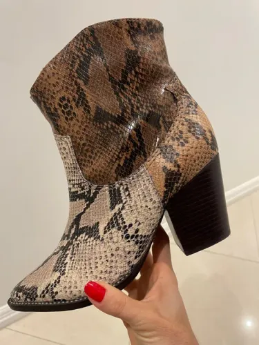 Bota schutz western snake