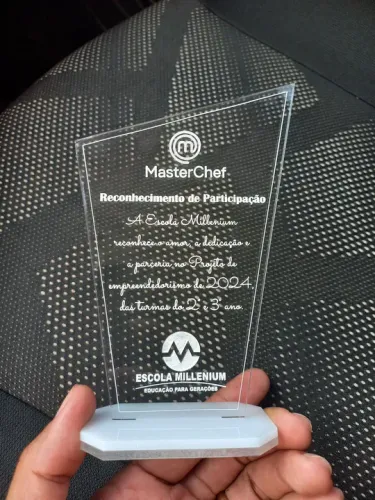 Troféus em Acrílico Cristal