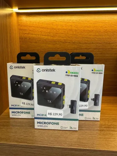 Microfone de Lapela Onistek