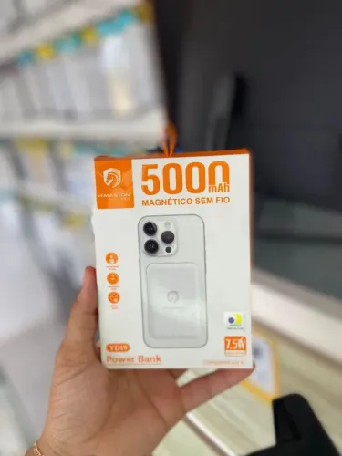 Carregador indução iphone magsafe 5.000 mAh - ENTREGA A DOMICÍLIO