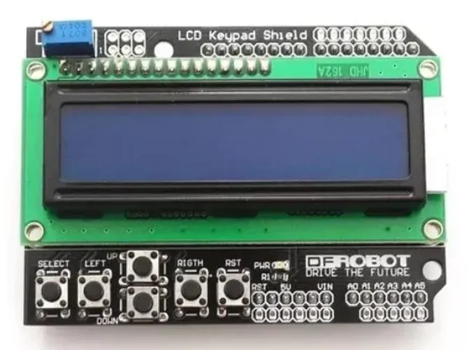 Display Lcd Keypad Shield 16x2 Teclado Arduino Automação Robótica COD-AM576  