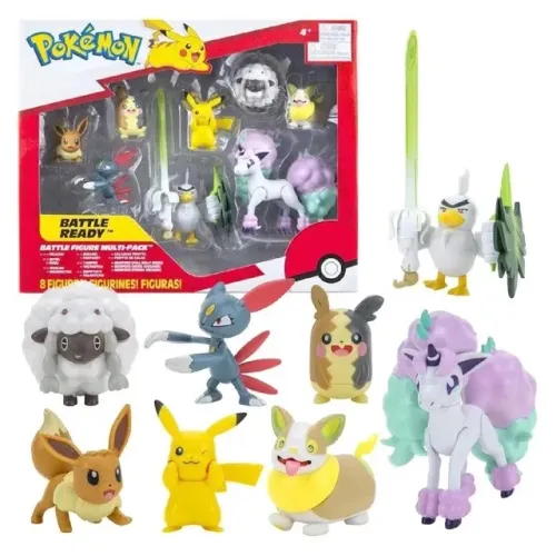 Bonecos Pokemon 8pcs  Action Figure Sunny 2614