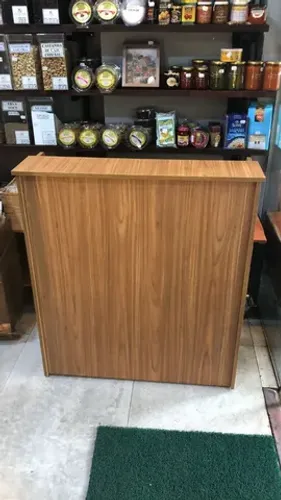 balcão para recepção modelo vallet amadeirado freijó