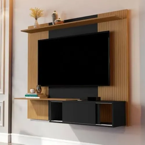 Painel Para Televisão Até 65 Preto