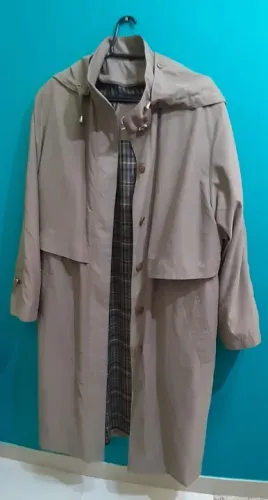 Casaco Gabardine usado em ótimo estado