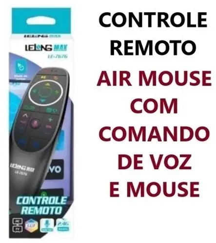 Controle Usb Comando Por Voz Google E Giroscópio Air Mouse