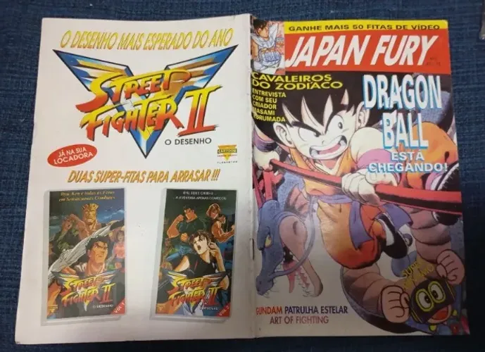 Revista Japan Fury Nº 5 Dragon Ball Cavaleiros Do Zodíaco