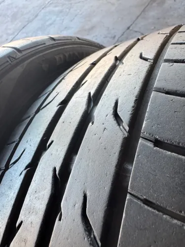 Par de Pneus 215/55R16 Dunlop Direzza DZ102 93V, 80% vida útil