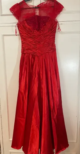 Vestido de festa cetim