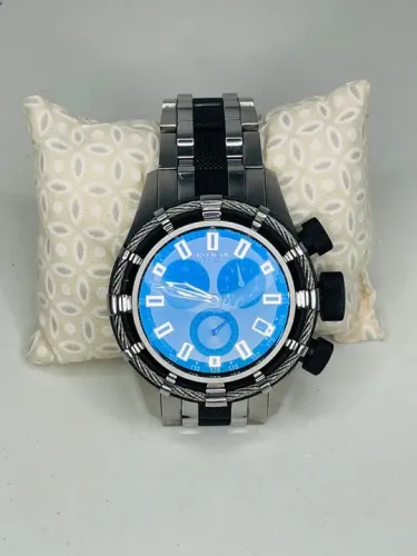Relógio Invicta prata e preto original 