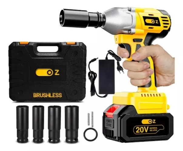 Chave De Impacto A Bateria 1/2 Polegada Motor Brushless 20v Ch3500 Bivolt Oz