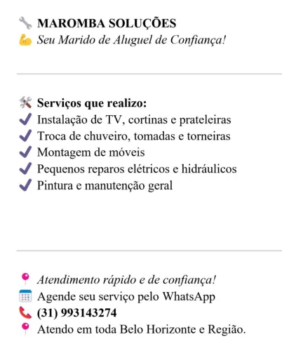 Maromba Soluções - Está em apuros? Contate-me.