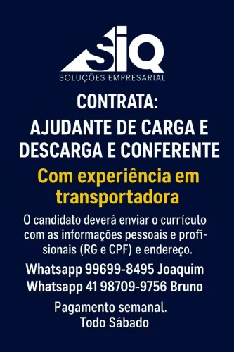 Vagas Carga e Descarga 