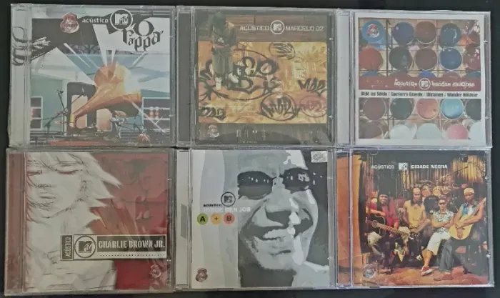 Lote com CDs Acústico MTV Originais com 32 CDs