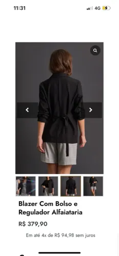 Blazer Preto TOLI