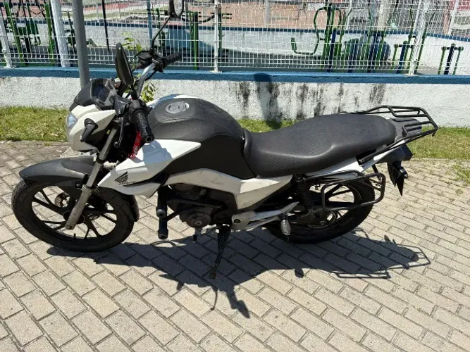 Honda CG 160 Titan 2020 Branca Flex - Apenas 17k KM! Suporte Baú + Protetor - Oportunidade