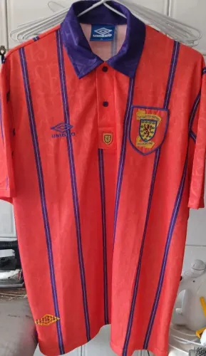 Camisa de Futebol Escocia - Umbro 1993 - Tamanho L - Made in England Frete Gratis