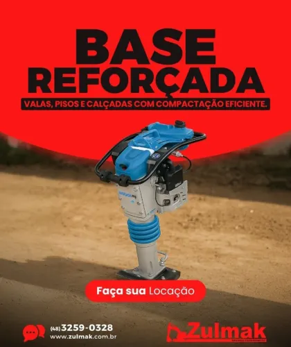 COMPACTADOR DE SOLO (SAPO) - LOCAÇÃO.