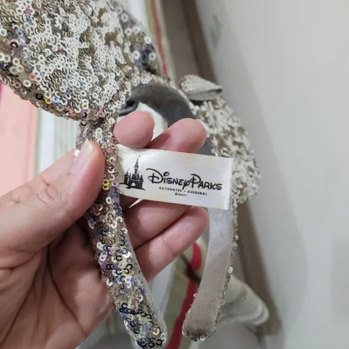 Orelhinha Disney prateada