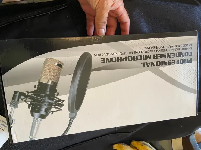 Mic condensador produto completo 