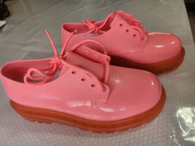 Tenis melissa bass rosa laranja 36 NOVO