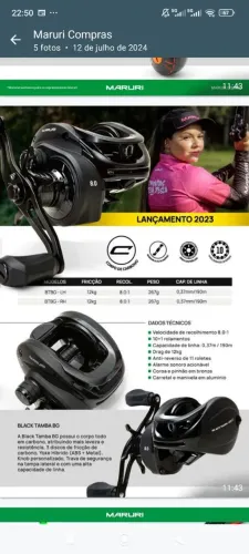 Carretilha Black Tamba Bg