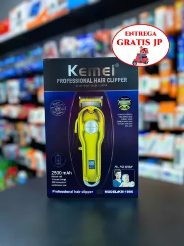 Máquina de Cortar Cabelo Kemei KM-1986 - Profissional