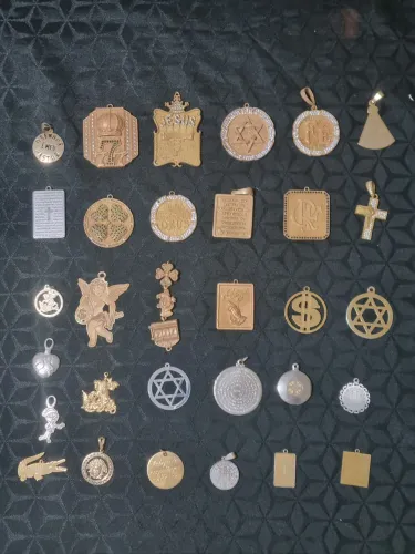 Pingentes Moedas / Aço