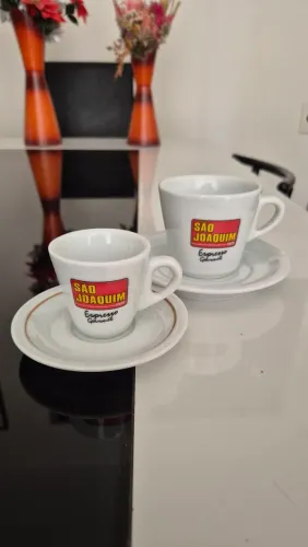Jogo xícaras café e chá 48 peças!
