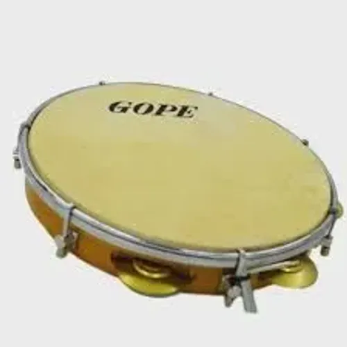 GOPE PANDEIRO 10" CHORO PELE ANIMAL 640PECRA