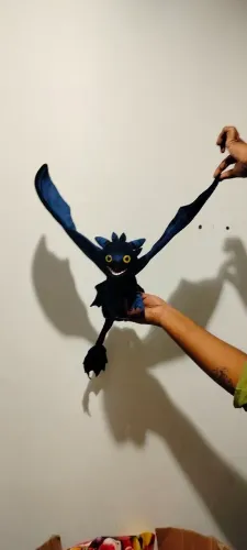 Pelúcia Fúria da Noite - Como Treinar o Seu Dragão