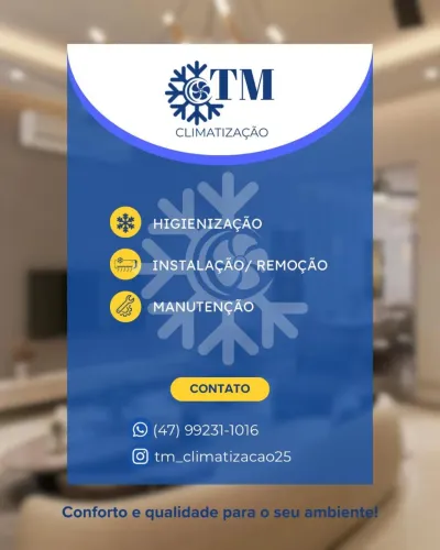 INSTALAÇÃO DE AR CONDICIONADO E HIGIENIZAÇÃO 