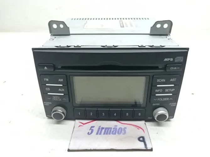 Rádio Cd Player Kia Sorento 3.5 2010 / 2011 Nº61240655