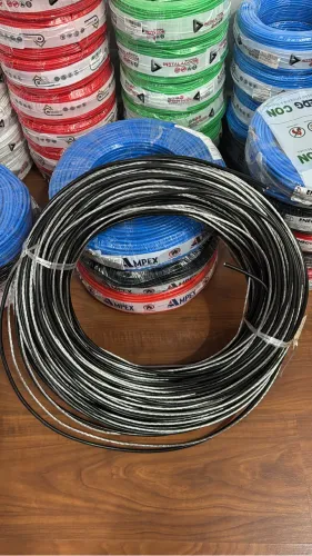 Fio Cabo Duplex 10mm Alumínio rolo com 100 metros sendo Fase Isolada + Neutro Nu
