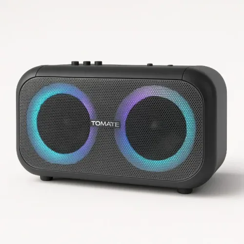 Caixa De Som Bluetooth Rgb 120W Tomate Mts-1005