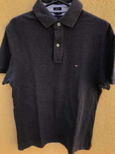 Camisa Polo Marinho Tommy Hilfiger (Usado)