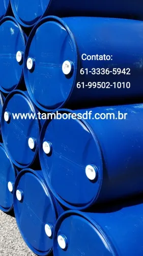 Bombona de 200 litros Tampa Fixa Usada