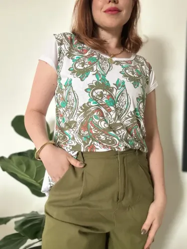 Camiseta Fresquinha Paisley M/G