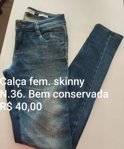 Calça Jeans Skinny Feminina N. 36