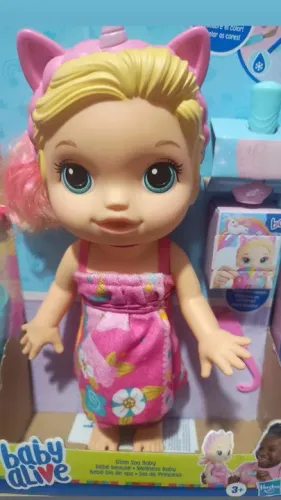 Baby Alive Glam Spa Boneca - Nova cada..