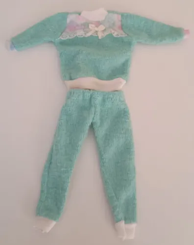 Conjunto Verde - Roupa de Boneca (Antigo)