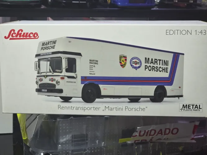 Miniatura 1:43 martini porsche novo schuco