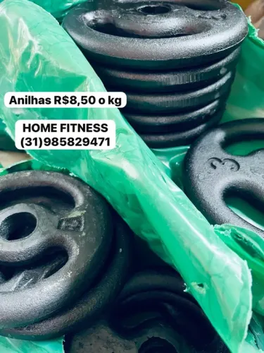 Anilhas de Ferro 8,50 kg - Musculação - Treino